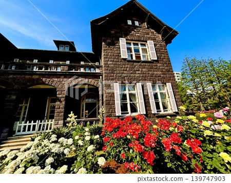 Former Furukawa Garden and Rose Flowers C Former Furukawa Garden and Rose Flowers C 139747903