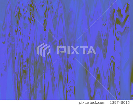 Abstract fluid pattern with wavy distorted shapes. Blue and olive green liquid textures blending into digital waves. Modern cyberpunk and cyber-organic backdrop for creative tech design. Abstract fluid pattern with wavy distorted shapes. Blue and olive green liquid textures blending into digital waves. Modern cyberpunk and cyber-organic backdrop for creative tech design. 139748015