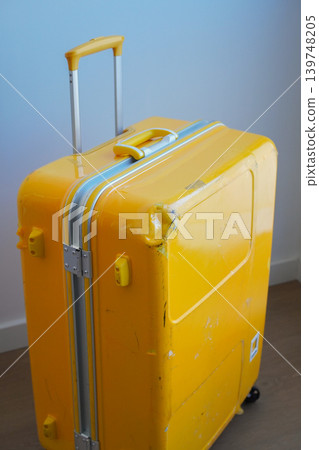 Images of luggage damage and lost baggage during overseas travel. Images of luggage damage and lost baggage during overseas travel. 139748205