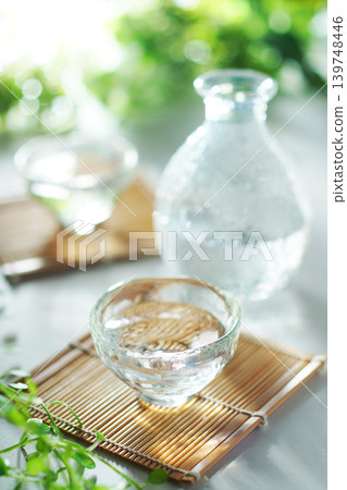 Summer chilled sake (image) Summer chilled sake (image) 139748446