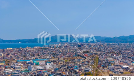 April 26 2026 Aomori Coastal Cityscape With Blue Bay April 26 2026 Aomori Coastal Cityscape With Blue Bay 139748596