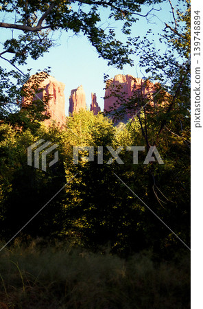 Film Image Cathedral Rock Sedona Arizona Film Image Cathedral Rock Sedona Arizona 139748894