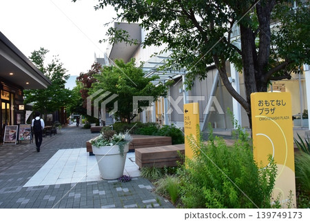 Cocoon City, a commercial complex in Omiya, Saitama Prefecture, and fresh greenery. 139749173