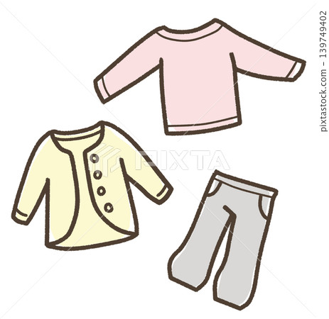 Long-sleeved shirt and long pants, spring, autumn, and winter clothing, pink. 139749402
