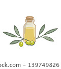 olive oil bottle icon vector illustration element design template 139749826