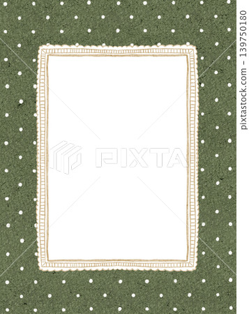 Rectangular Frame Cute Dots Watercolor Hand Painted Rectangular Frame Cute Dots Watercolor Hand Painted 139750180