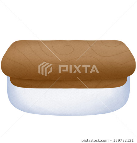 Glass food storage containers hand drawn illustration Glass food storage containers hand drawn illustration 139752121