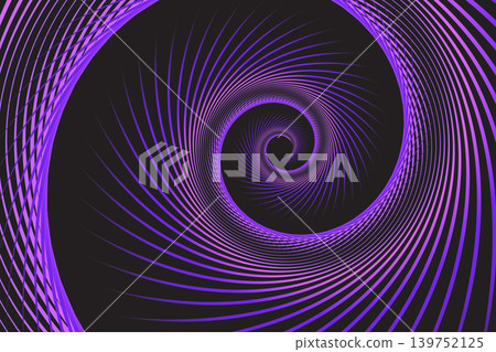 Vibrant purple spiral tunnel abstract background Vibrant purple spiral tunnel abstract background 139752125