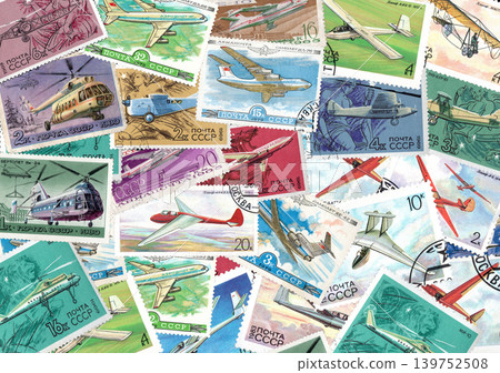 Postage stamps of USSR dedicated to Soviet aviation. Airplanes and helicopters Postage stamps of USSR dedicated to Soviet aviation. Airplanes and helicopters 139752508