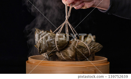 粽子, 蒸籠, 竹編, 傳統美食, 端午節，宗子、蒸し器、竹編み、伝統料理、端午節、Zongzi, 139752639