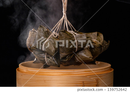粽子, 蒸籠, 竹編, 傳統美食, 端午節，宗子、蒸し器、竹編み、伝統料理、端午節、Zongzi, 139752642