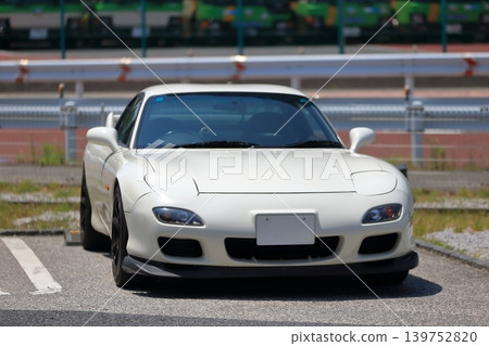 white domestic sports car white domestic sports car 139752820