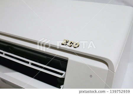 Air conditioner indoor unit and the word "Eco" Air conditioner indoor unit and the word "Eco" 139752939