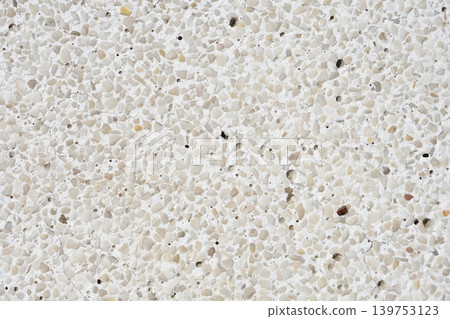White Terrazzo Wall Texture with Small Pebbles White Terrazzo Wall Texture with Small Pebbles 139753123
