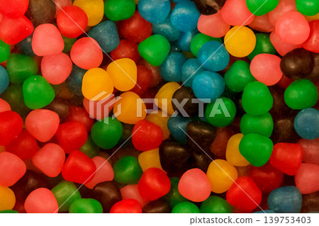 Colored Chewable Colorful Sweet Sugar Candy Harmful Baby Food Background Color Colored Chewable Colorful Sweet Sugar Candy Harmful Baby Food Background Color 139753403