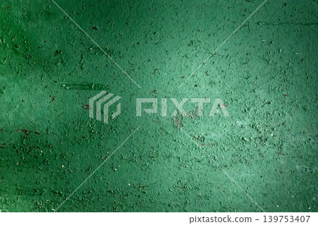 Peeling green paint abstract pattern old worn metal texture weathered iron dirty background rough steel grunge color obsolete Peeling green paint abstract pattern old worn metal texture weathered iron dirty background rough steel grunge color obsolete 139753407
