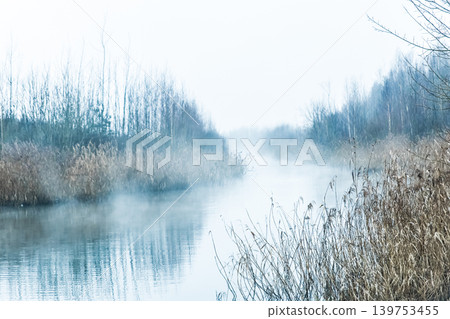 Evaporation water environment steam evaporation pollution nature mineral hot lake outdoor fog Evaporation water environment steam evaporation pollution nature mineral hot lake outdoor fog 139753455