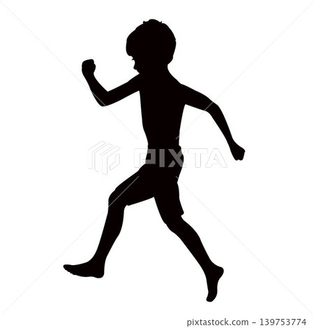 a boy body silhouette vector a boy body silhouette vector 139753774