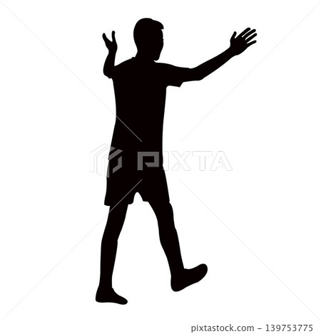 a boy body silhouette vector a boy body silhouette vector 139753775