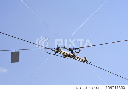Tram overhead contact wire insulator Tram overhead contact wire insulator 139753860