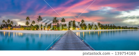 Breathtaking Maldives sunset beach pier lights idyllic tropical shore landscape stunning summer vacation wallpaper dreamy luminous ethereal serene golden paradise exotic coastal romantic twilight glow Breathtaking Maldives sunset beach pier lights idyllic tropical shore landscape stunning summer vacation wallpaper dreamy luminous ethereal serene golden paradise exotic coastal romantic twilight glow 139754169