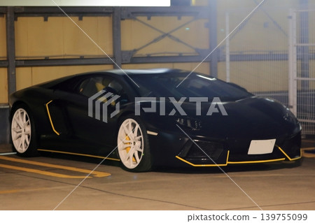 Italian-made black sports car Italian-made black sports car 139755099
