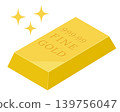 Illustration of a gold bar (asset, investment, gold bar) 139756047