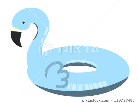 火烈鳥花車的插圖 火烈鳥花車的插圖 139757495