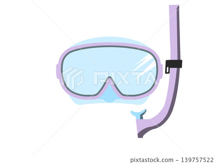 Purple snorkel goggles Purple snorkel goggles 139757522