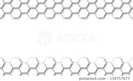 極簡主義白色六角形蜂巢圖案背景 極簡主義白色六角形蜂巢圖案背景 139757677