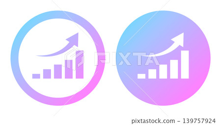 圖表圖示（一套 2 個）- 向量素材 139757924