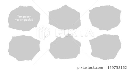 Torn paper vector graphic (Grey) Torn paper vector graphic (Grey) 139758162