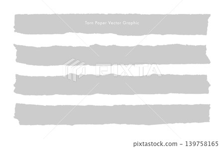 Torn paper vector graphic (Grey) Torn paper vector graphic (Grey) 139758165