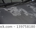Color on car hood fading is caused by UV rays and heat oxidizing the clear coat, breaking down paint pigments, particularly on horizontal surfaces like roofs and hoods. 139758180
