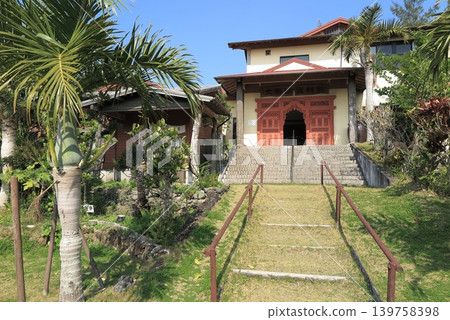 Entrance to the Oshima Tsumugi Museum on Amami Oshima Island Entrance to the Oshima Tsumugi Museum on Amami Oshima Island 139758398