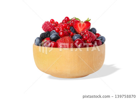 Bowl filled with various types of fresh berries, PNG Bowl filled with various types of fresh berries, PNG 139758870