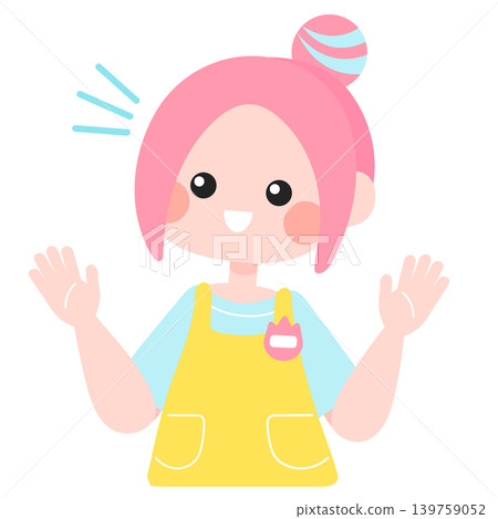 A cheerful and lively nursery school teacher A cheerful and lively nursery school teacher 139759052