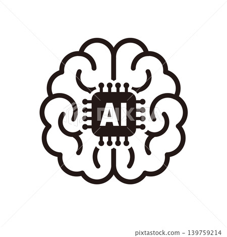 人工智慧腦晶片圖示 | 人工智慧、機器學習與神經網路的簡筆畫 人工智慧腦晶片圖示 | 人工智慧、機器學習與神經網路的簡筆畫 139759214