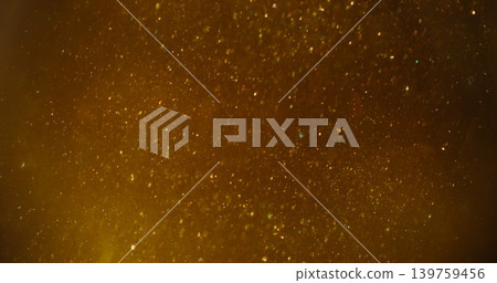 Blur sparkle. Light glitter dots. Yellow orange circle stream blend glowing powder. Art color bokeh luminosity abstract golden background. Blur sparkle. Light glitter dots. Yellow orange circle stream blend glowing powder. Art color bokeh luminosity abstract golden background. 139759456