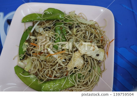 Vegetable Noodle Stir-Fry Dish Vegetable Noodle Stir-Fry Dish 139759504