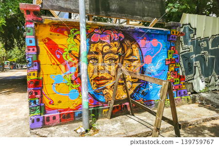Rio de Janeiro Brazil City Street Art Graffiti and Paintings. Rio de Janeiro Brazil City Street Art Graffiti and Paintings. 139759767