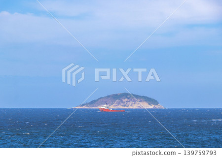 Urca Beach Tropical Island Paradise Panorama Rio de Janeiro Brazil. 139759793
