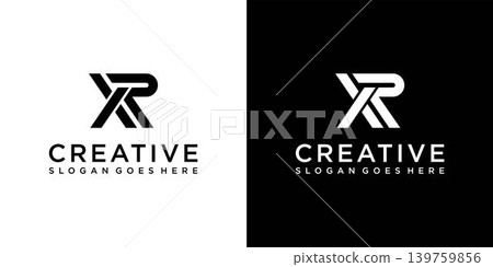 XR or RX initial letter logo design vector XR or RX initial letter logo design vector 139759856