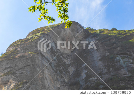 Rio de Janeiro Brazil Mountains Hills Rocks and Blue Sky. Rio de Janeiro Brazil Mountains Hills Rocks and Blue Sky. 139759930