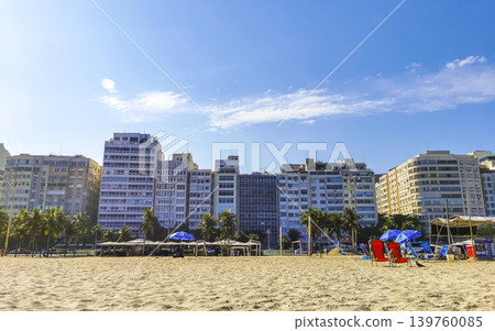 Copacabana Beach Tropical Paradise and City Skyline Rio de Janeiro Brazil. Copacabana Beach Tropical Paradise and City Skyline Rio de Janeiro Brazil. 139760085
