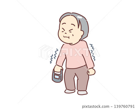 Welfare: Measuring grip strength to assess physical fitness. (Care prevention) Welfare: Measuring grip strength to assess physical fitness. (Care prevention) 139760791