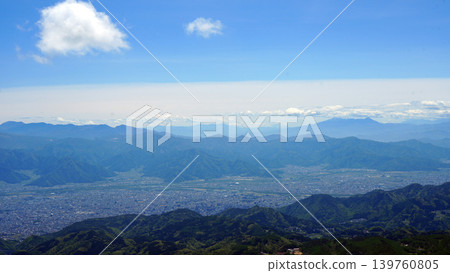 從飯綱山頂眺望的景色 從飯綱山頂眺望的景色 139760805