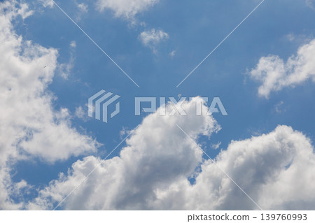 blue sky and white clouds blue sky and white clouds 139760993