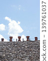 Pottery and the sky 139761037