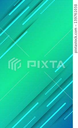 Abstract green and blue gradient geometric vector background with diagonal lines Abstract green and blue gradient geometric vector background with diagonal lines 139761038